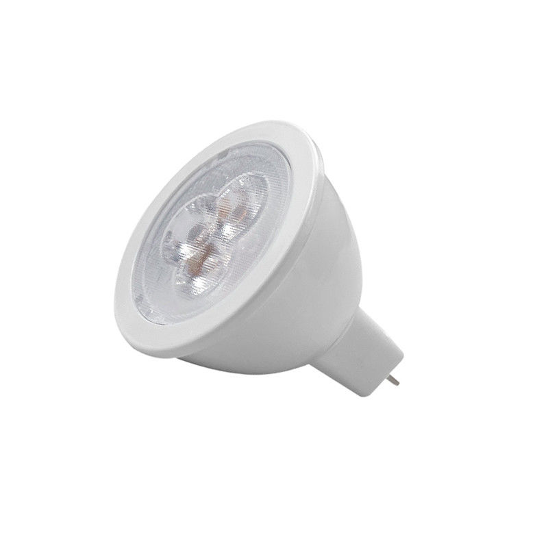 LED MR11 12V 3W 3000K lâmpada Ra90 Ângulo de feixe de 24 graus Luz do foco LED apagável