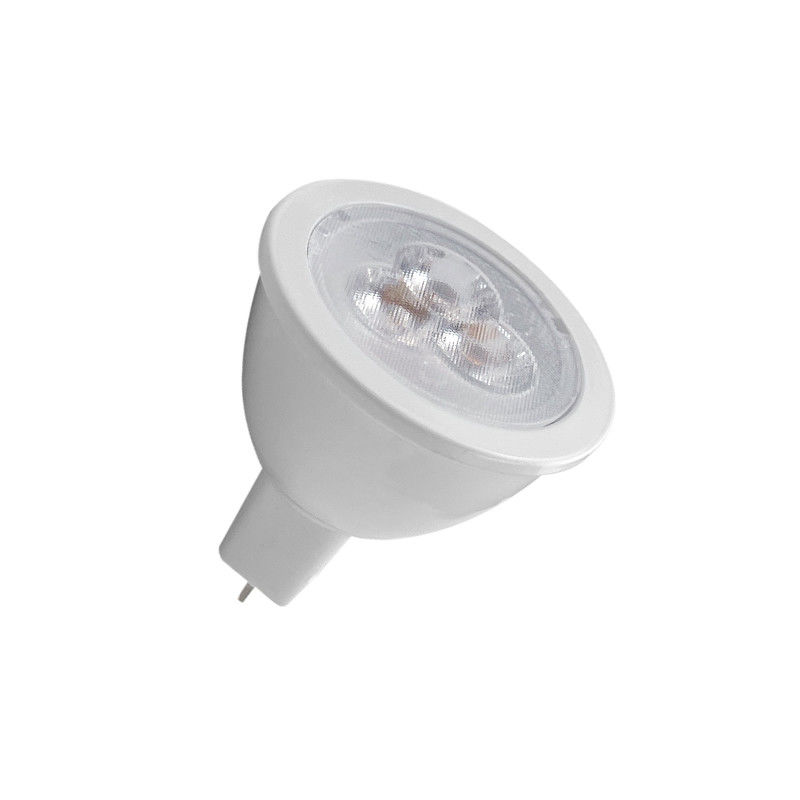 LED MR11 12V 3W 3000K lâmpada Ra90 Ângulo de feixe de 24 graus Luz do foco LED apagável