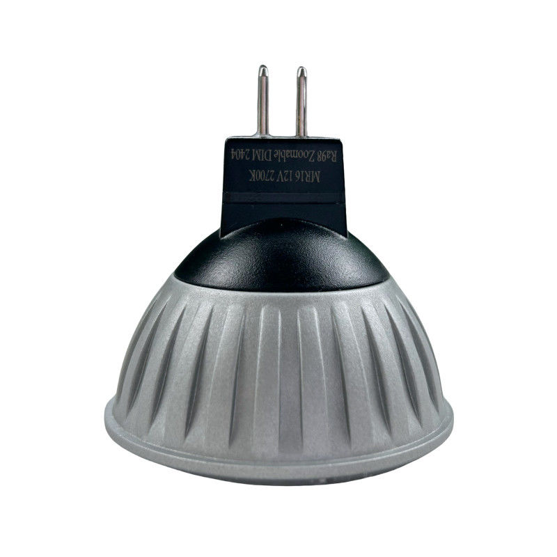 Alumínio Triac Dimming Zoomable MR16 lâmpadas LED Spotlight 12V 7.5W 3000K GU5.3 Base