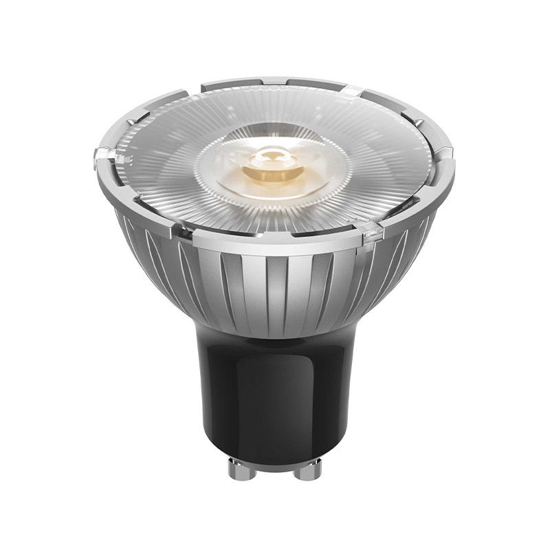 lâmpadas LED brancas quentes GU10 7.5W 2700K Dimmable 10 graus ângulo de feixe Ra98 230V