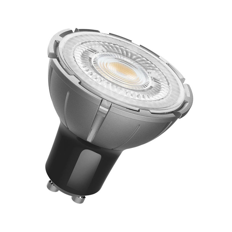 Lâmpada LED dimmable 8W 230V GU10 com 2700K e ângulo de feixe de 24 graus para soluções de iluminação personalizáveis