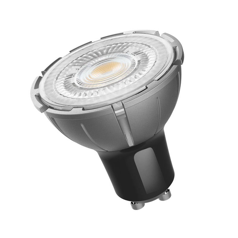 Lâmpada LED dimmable 8W 230V GU10 com 2700K e ângulo de feixe de 24 graus para soluções de iluminação personalizáveis
