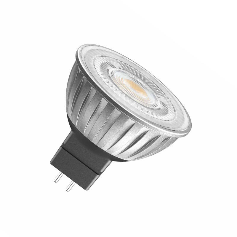 Lâmpadas LED personalizadas Mr16 7w 36 graus 3000k sem piscar Lâmpadas LED dimmaveis Lâmpadas de luz quente Branco