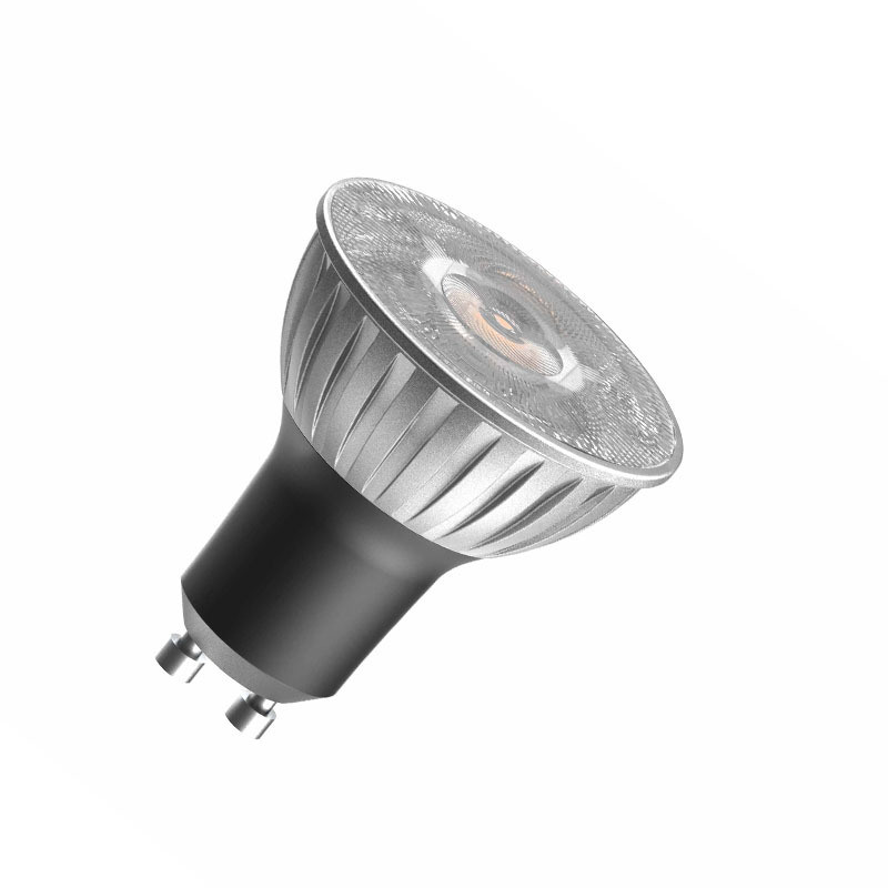 lâmpadas LED brancas quentes GU10 7.5W 2700K Dimmable 10 graus ângulo de feixe Ra98 230V