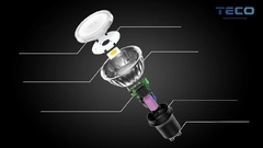 7.5W 3000K LED GU10 Lâmpadas de Luz de Luz Branca Quente 230V Zoomável Ra98 Dimmable