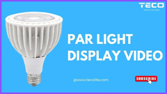 Melhore sua iluminação com as lâmpadas PAR avançadas da Tecolite: alta eficiência e sem piscar
