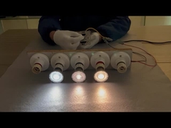 Vídeo de atenuação para o foco LED GU10 de metal